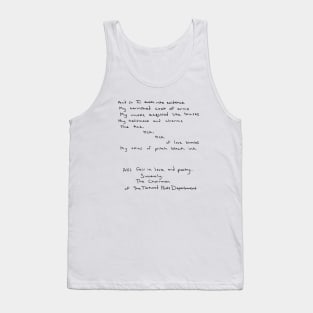 TTPD All is Fair in Love and Poetry Tay Swiftie Music Pop Album Tank Top